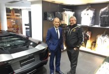 Egidio Reali with Jimmy Chong, Lamborghini Dealer Hong Kong