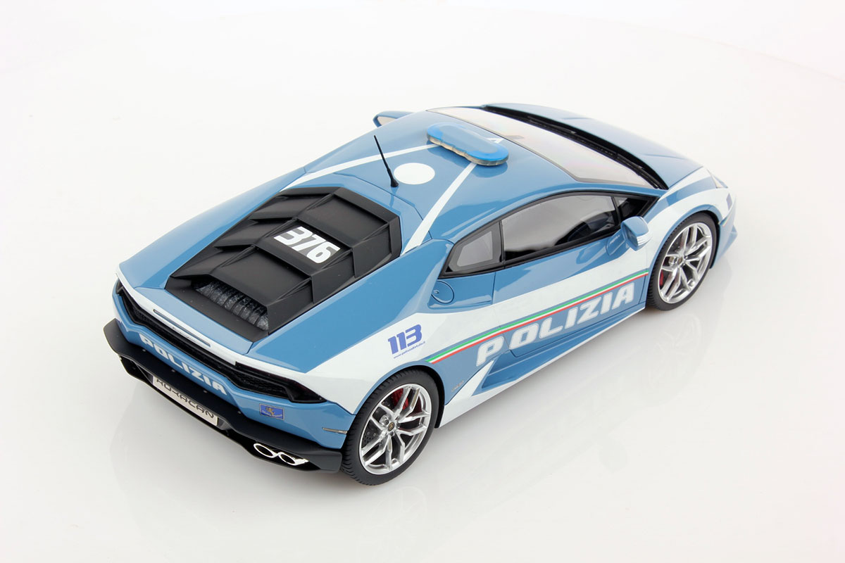 Lamborghini Huracán LP 610-4 Polizia 1:18 - immagine 3