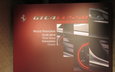 Egidio Reali villa erba Ferrari GTC4 Lusso ferrari villa erba gtc4 lusso banner