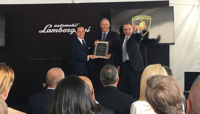 Egidio Reali Stefano Domenicali lamborghini labortory seattle